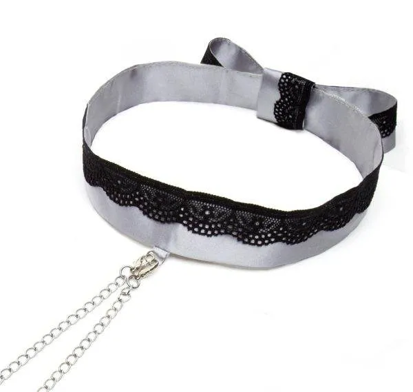 Fifty Shades of Grey - Sweet Play Nice Satin Collar & Nipple Clamps Fifty Shades of Grey - Sweet Play Nice Satin Collar & Nipple Clamps