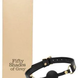 Fifty Shades of Grey Silikon-Knebel Bound to You Ball Gag - Antikgold-44-58cm