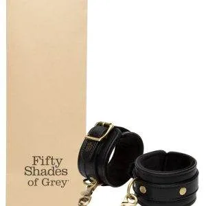 Bound to You Ankle Cuffs - Luxus Fesselset in Antikgold