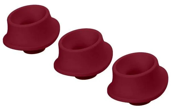 Womanizer Premium 2 & Classic 2 Aufsatz Set, 3 Stück, Größe L, Silikon & PU, hygienisch und nachhaltig