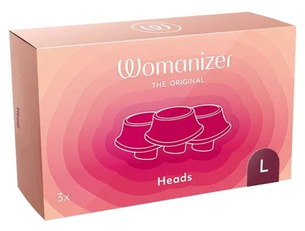 Womanizer Premium 2 & Classic 2 Aufsatz Set, 3 Stück, Größe L, Silikon & PU, hygienisch und nachhaltig