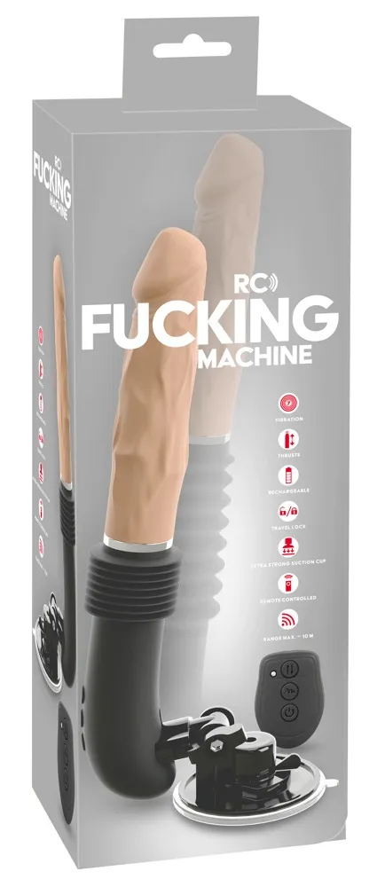 You2Toys RC Fucking Machine Flesh - Stoßvibrator mit Fernbedienung