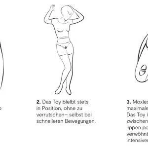 We-Vibe Moxie+ Panty-Vibrator, 10 Vibrationsmodi, Fernbedienung, wasserdicht We-Vibe Moxie+ Panty-Vibrator, 10 Vibrationsmodi, Fernbedienung, wasserdicht – Bild 5