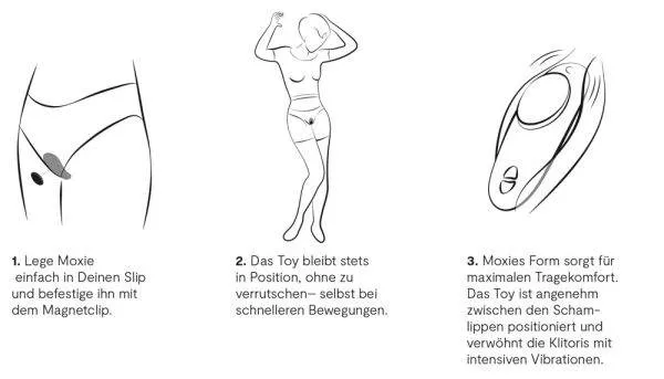 We-Vibe Moxie+ Panty-Vibrator, 10 Vibrationsmodi, Fernbedienung, wasserdicht We-Vibe Moxie+ Panty-Vibrator, 10 Vibrationsmodi, Fernbedienung, wasserdicht