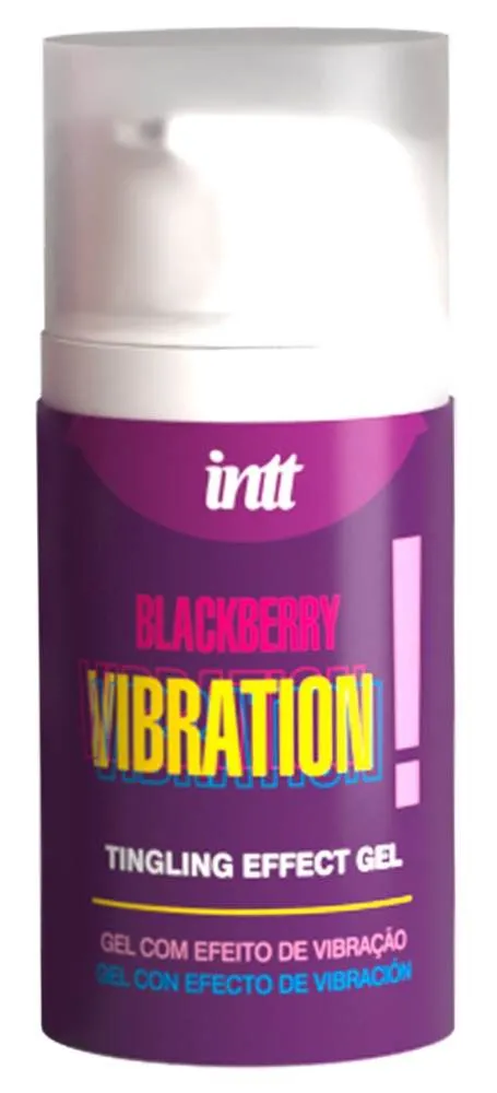 Intt Tingling Effect Gel Blackberry Vibration - 15 ml