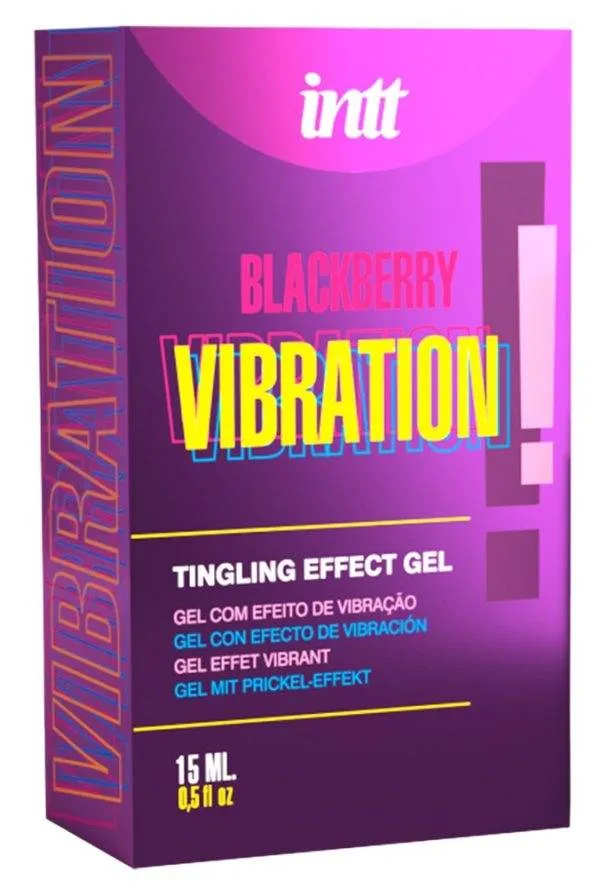 Intt Tingling Effect Gel Blackberry Vibration - 15 ml