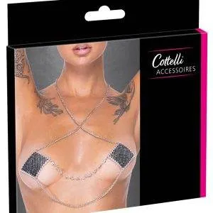 Cottelli ACCESSOIRES Silber Nipple Sticker Square