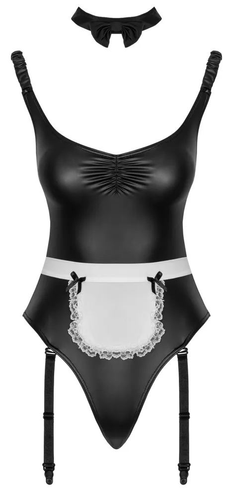 Cottelli COSTUMES Sexy Dienstmädchen-Look Set, Schwarz, Größe S/M Cottelli COSTUMES Sexy Dienstmädchen-Look Set, Schwarz, Größe S/M