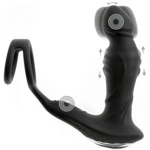 Rebel RC Prostata-Vibrator mit Perineum-Auflegevibrator, Moving Rings und Nodding Funktion, schwarz Rebel RC Prostata-Vibrator mit Perineum-Auflegevibrator, Moving Rings und Nodding Funktion, schwarz – Bild 5