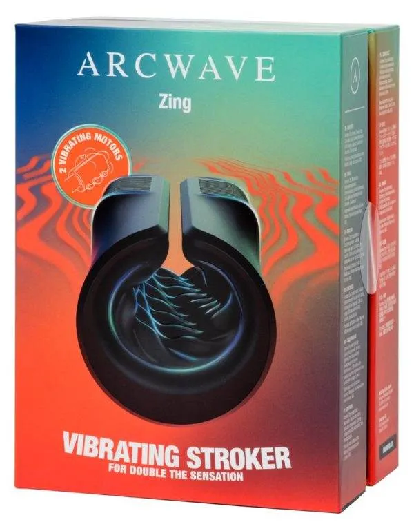Arcwave Zing - diskreter und leiser Masturbator, extrastark, 10 Vibrationsmodi, inkl. Silikonring