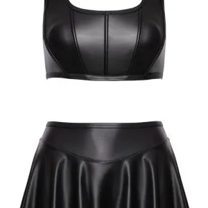 Cottelli PARTY Corsagentop und Minirock Set - Schwarz - Mattlook Cottelli PARTY Corsagentop und Minirock Set - Schwarz - Mattlook – Bild 5