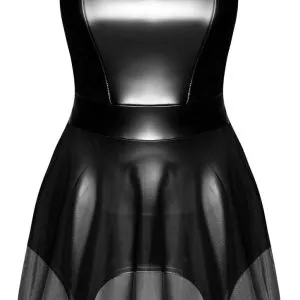 Noir Schwarzes Tube-Minikleid mit Straps-Corsage Noir Schwarzes Tube-Minikleid mit Straps-Corsage – Bild 4