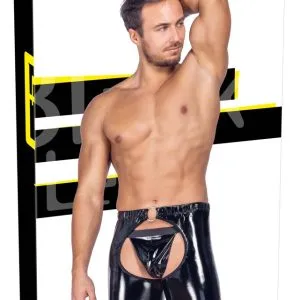 Black Level Chaps & String Set - Lack Schwarz Black Level Chaps & String Set - Lack Schwarz – Bild 1