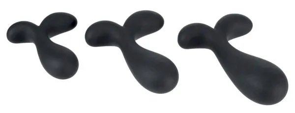 ANOS Prostata Plug Trainingsset - 3er Set, Schwarz ANOS Prostata Plug Trainingsset - 3er Set, Schwarz