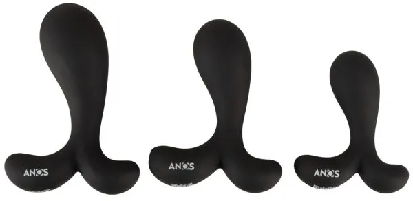 ANOS Prostata Plug Trainingsset - 3er Set, Schwarz ANOS Prostata Plug Trainingsset - 3er Set, Schwarz