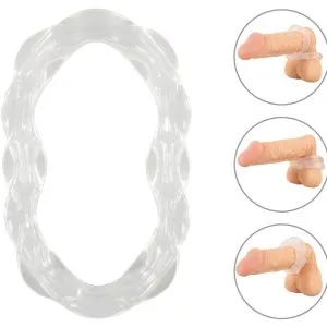 beau coeur PARINOR Silicone Cock & Ball Ring - Transparent, dehnbar, rutschfest beau coeur PARINOR Silicone Cock & Ball Ring - Transparent, dehnbar, rutschfest – Bild 2