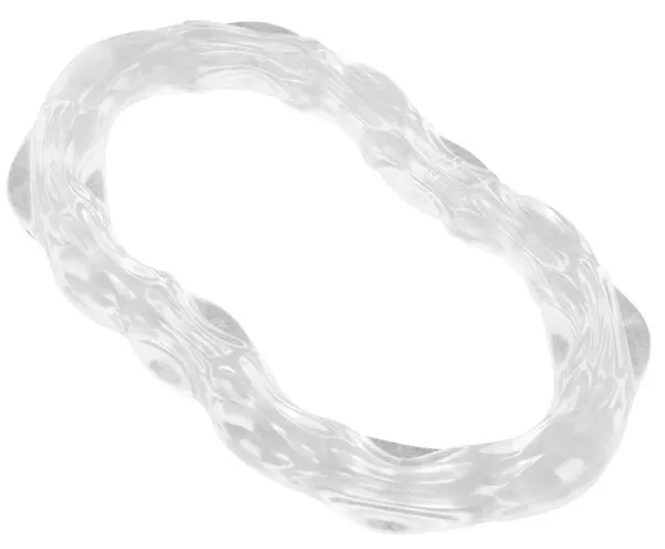 beau coeur PARINOR Silicone Cock & Ball Ring - Transparent, dehnbar, rutschfest