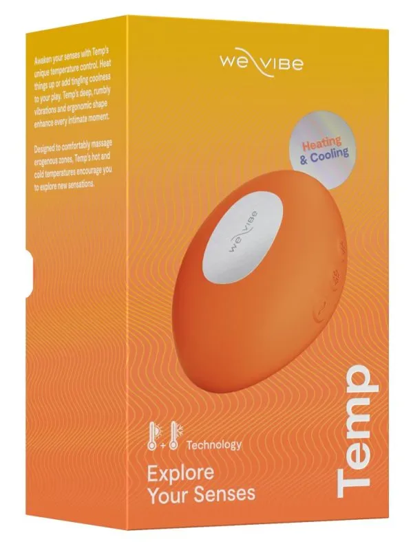 We-Vibe Temp - Auflegevibrator mit Intensiv-Vibrationen und Temperaturkick