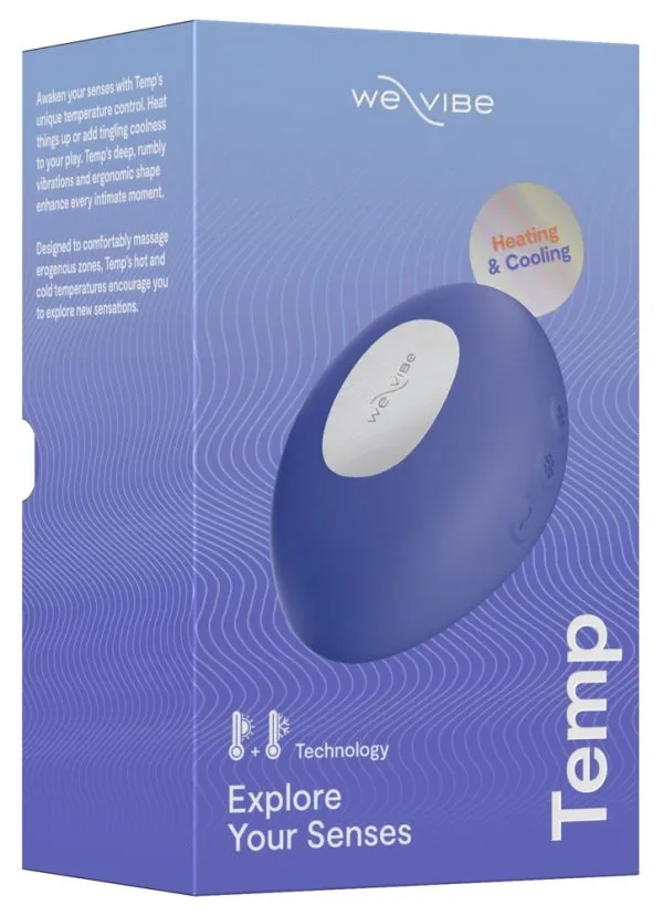 We-Vibe Temp - Auflegevibrator mit Intensiv-Vibrationen und Temperatur-Kick