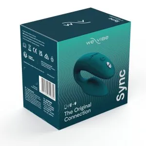We-Vibe Paarvibrator Sync 2 - G-Punkt-Stimulator, 10 Vibrationsmodi, wasserdicht