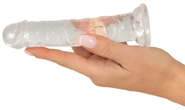 FlexiFun Transparenter Saugfuß-Dildo 15cm FlexiFun Transparenter Saugfuß-Dildo 15cm
