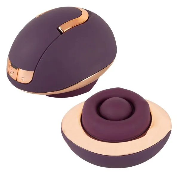Belou Rotating Vulva Massager - Premium Auflegevibrator mit Vibration und Massage - Rot